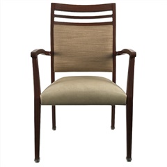 Sova Wood-Look Metal Seating